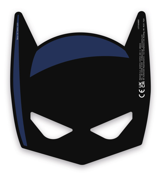 6 kartonowych masek Batman Superpower FSC