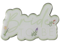 Vorschau: Blooming Bride Pin 5,3cm