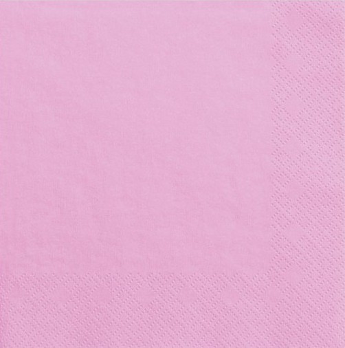 20 napkins Scarlett pink 33cm