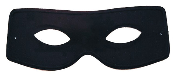 Zwart gangster-oogmasker