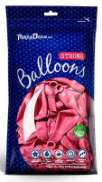 10 party star metallic ballonnen roze 30cm