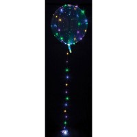 Ballon Lichterkette 45cm bunt