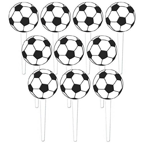 36 Fußball Party Party Picks 7cm