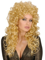 Blond lockig peruk Jolie för kvinnor