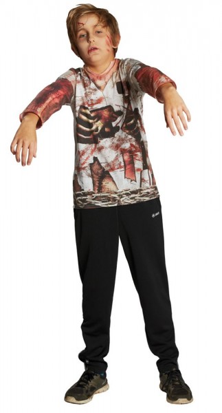 Zombie horror kinder shirt