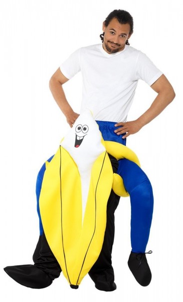 Funny banana piggyback costume 2