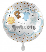 Palloncino foil Welcome Baby Boy FR 43cm