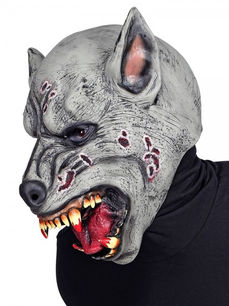 Máscara completa de hombre lobo vicioso 3