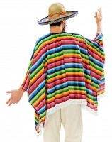 Oversigt: Poncho & Sombrero mexicansk sæt