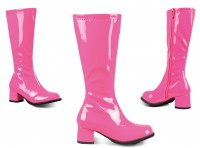 Preview: Loreen patent leather boots in pink