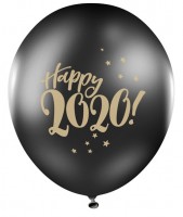 Aperçu: 50 ballons Happy 2020 30cm