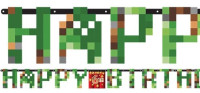 Ghirlanda in pixel TNT happy birthday 3.2m