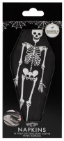 Aperçu: Serviette en papier Pliez le cercueil squelette