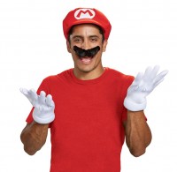Widok: Zestaw kostiumów Super Mario dla dorosłych