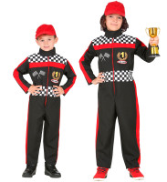 Vorschau: Rennfahrer Champion Kinderkostüm
