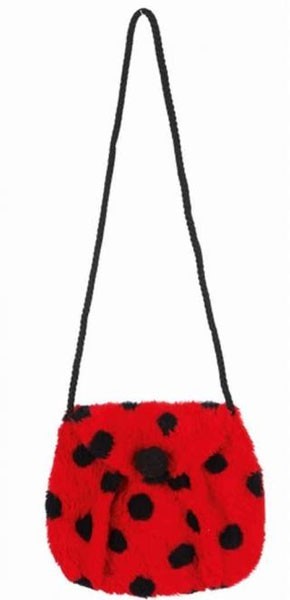 Plush ladybug handbag