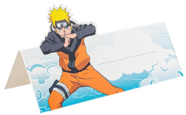 8 Naruto place cards