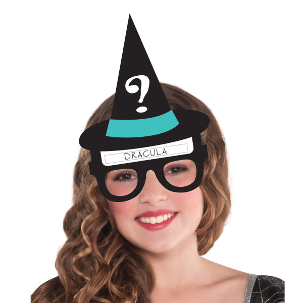 8 Halloween who am I glasses party game