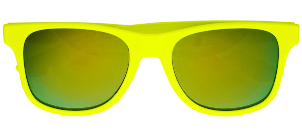 80er Jahre Brille neon gelb 4