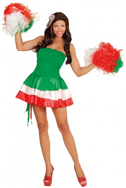 Italien cheerleader dam kostym