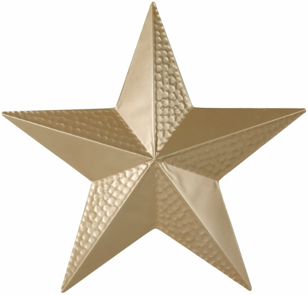 Décoration étoile dorée 35cm