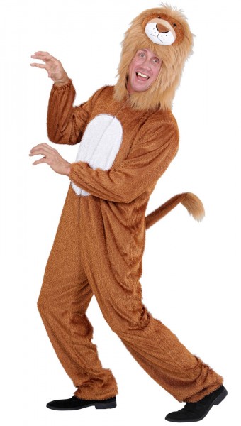 Plush lion costume for women and men 4