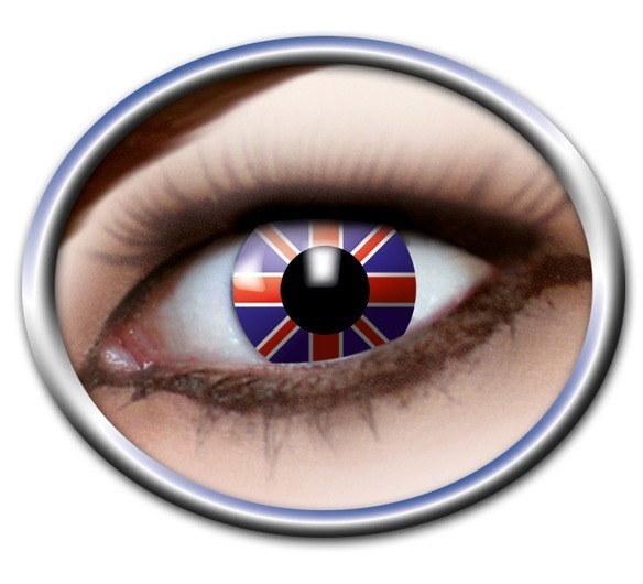 Union Jack markerer årlige kontaktlinser