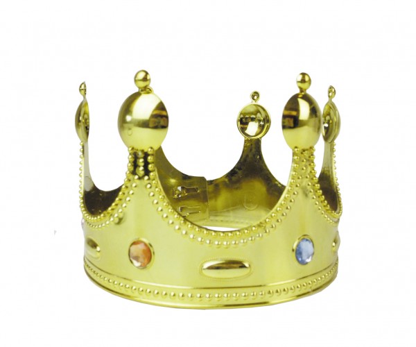 Noble King Wilhelm Party Crown Gold