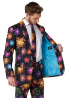 Preview: Suitmeister Fireworks Black suit for men