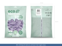 100 eco pastel balloons lavender 30cm