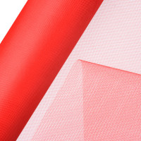 Rotolo di tessuto tulle rosso 25m x 30cm