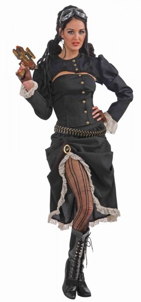 Steampunk Roxanne dames kostuum