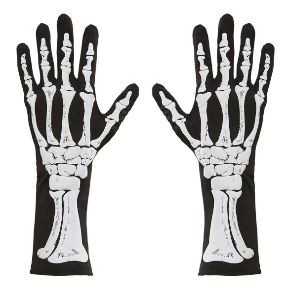Skeleton Bones Gloves 34cm