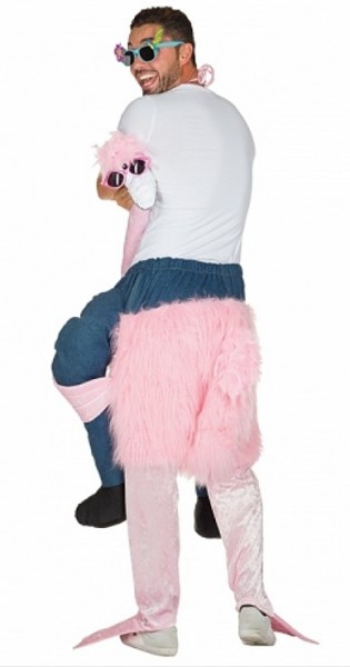 VIP Flamingo Piggyback-kostuum 2