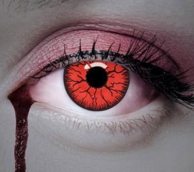 Red Horror Annual Contact Lenses 3