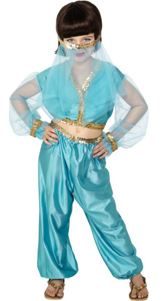 Belly dancer costume deluxe for children