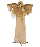 Aperçu: Squelette d'ange de la mort avec son et lumière 160cm