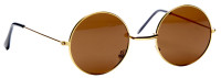 Preview: Brown hippie Lennon glasses