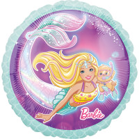 Vista previa: Globo foil Barbie Sirena 45cm