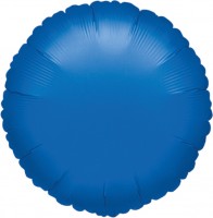 Ballon aluminium rond bleu marine 45cm