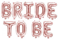Rose gold bride to be foil balloon 3.4m