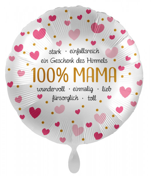 100% Mama Folienballon 43cm