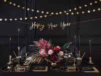 Preview: Happy New Year Garland Metallic Gold
