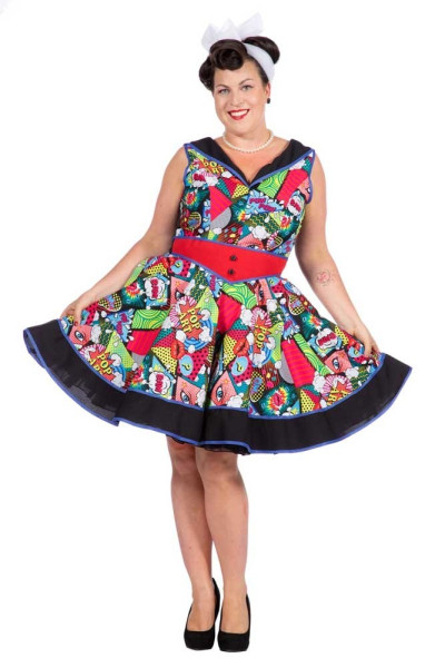 Pop Art Kleid Damenkostüm 3