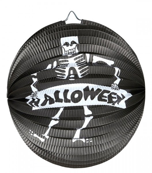 Halloween-skeletlampion