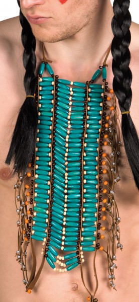 Ornement de poitrine indienne turquoise Tallulah 2