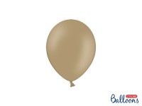 Oversigt: 100 feststjerner balloner cappuccino 12cm