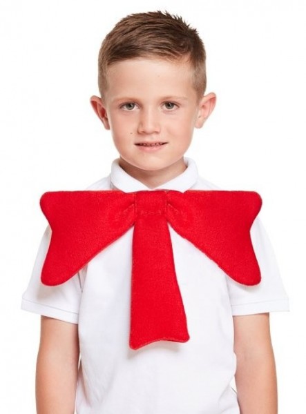 Red XXL bow tie for boys
