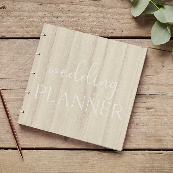 Wedding Planner in legno 20,5 cm