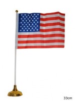 Table flag USA 33cm